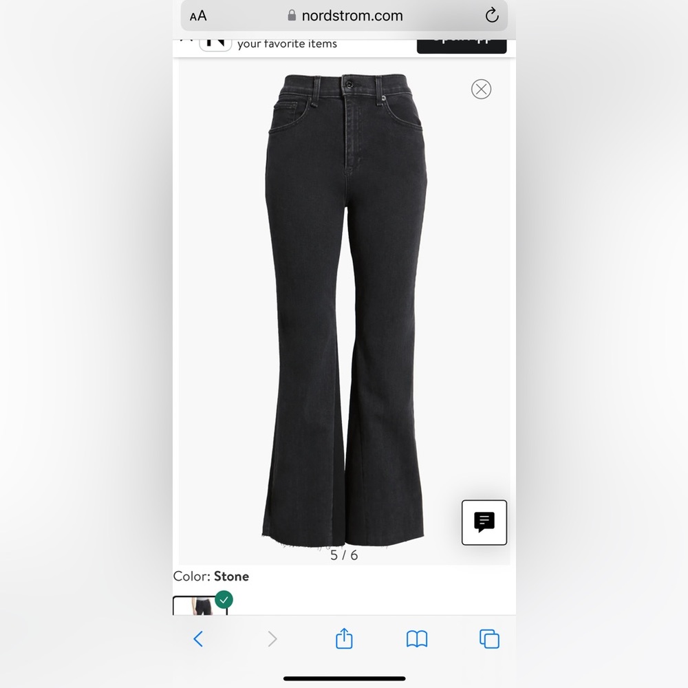 Askk NY The Geek style black crop Jean